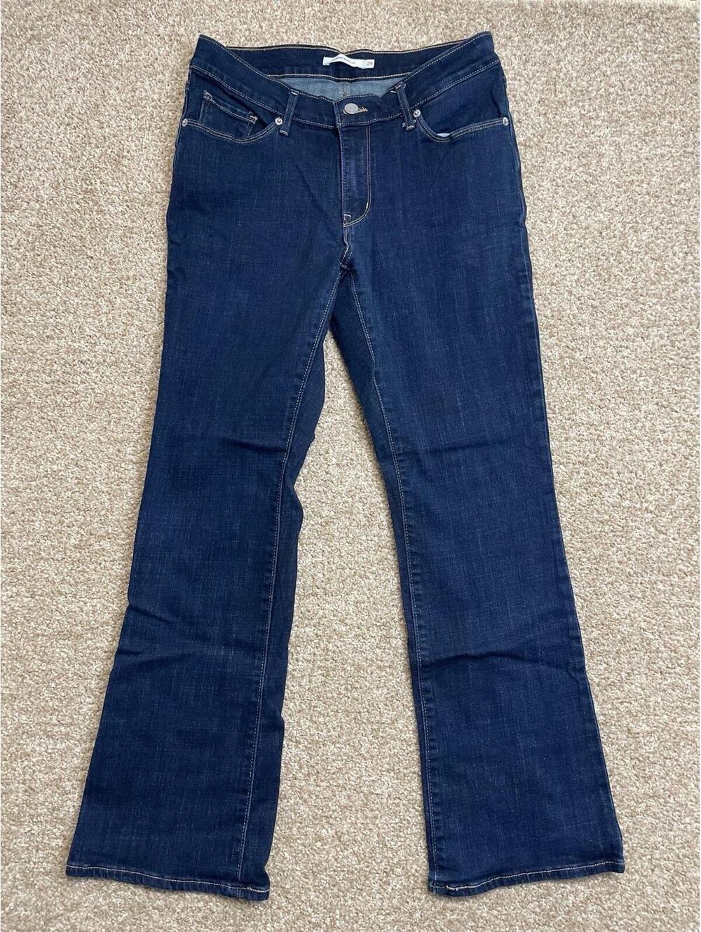 Levi's Jeans Womens 29 Blue Bootcut 515 Stretch Medium Wash Denim